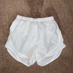 White Nike Dri-Fit Shorts